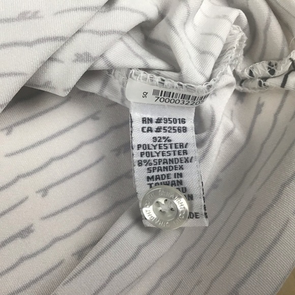 Straight Down Mens XL Performance Golf Polo Hilton Head National Surfboard Print - Picture 6 of 8